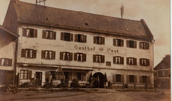 Gasthof zur Post um 1900, © Stadtarchiv Miesbach