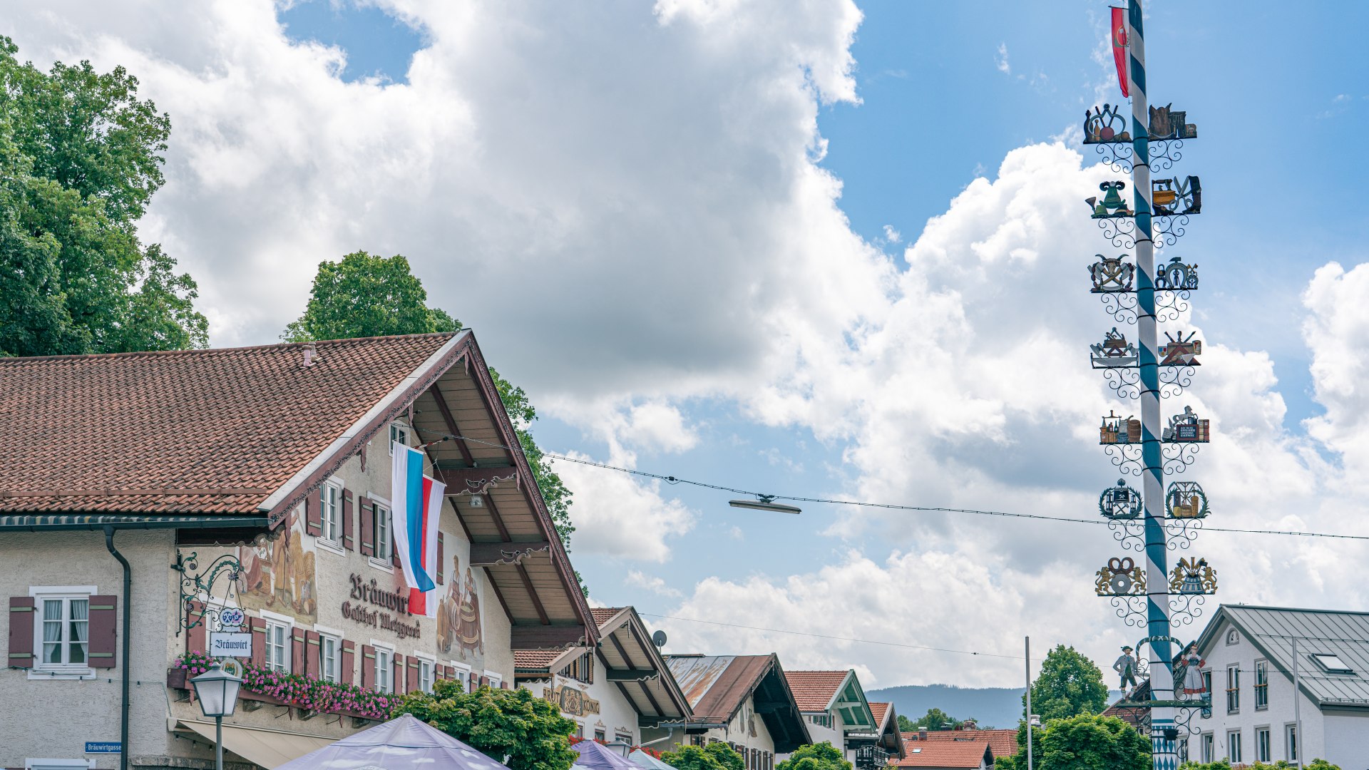 Maibaum, © Stadt Miesbach