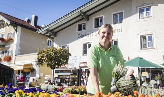 Carolin Brandstätter am Markt, © Florian Bachmeier