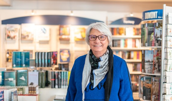 Frau Rausch von Das Buch am Markt, © Max Kalup